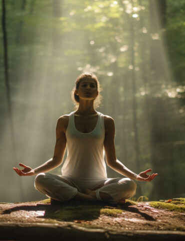 person-practicing-yoga-meditation-outdoors-nature