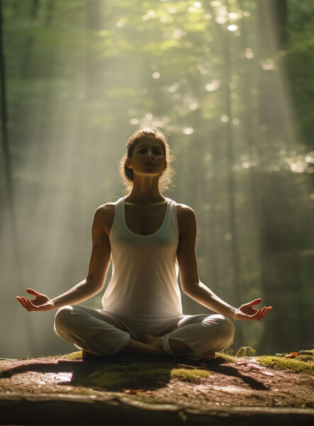person-practicing-yoga-meditation-outdoors-nature